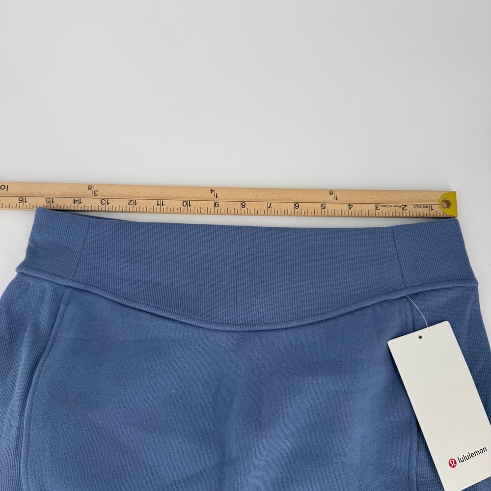 Lululemon Scuba HR Mini Skirt Blue Women's Size L High Rise NWT - Picture 5 of 6